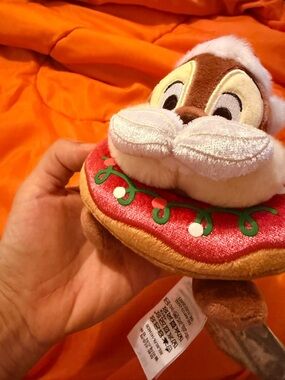 Disney Brown and Cream Chip 'n' Dale Donut Plush